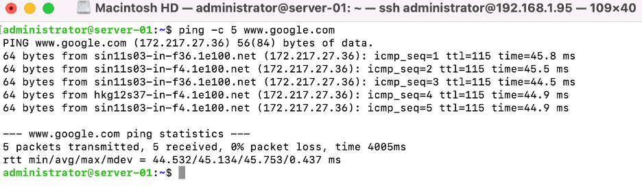 how to setup a static ip on ubuntu server